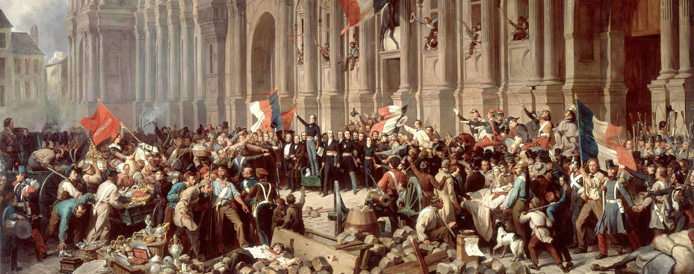 Lamartine devant l'Hôtel de Ville de Paris le 25 février 1848